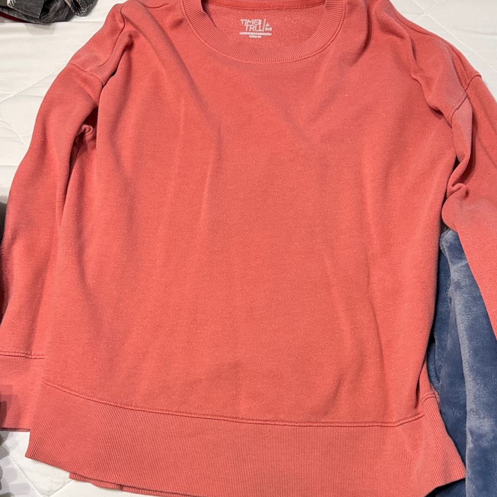 Women's Sweater Set - Red, Pink, and Blue - Picture 5 of 6